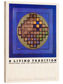 Holzbild A Living Tradition - American Abstract Artists - Vintage Advertising Collection