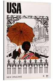 Alubild New Orleans, USA - Vintage Advertising Collection