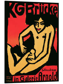 Alubild Die Brücke in Gallery Arnold, Dresden, 1910