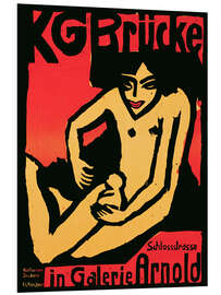 Hartschaumbild Die Brücke in Gallery Arnold, Dresden, 1910