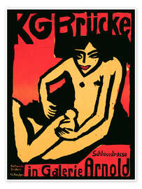 Tavla Die Brücke in Gallery Arnold, Dresden, 1910 - Ernst Ludwig Kirchner
