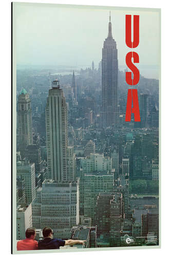 Aluminium print USA, New York