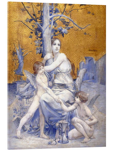 Cuadro de metacrilato Allegory of Time - Luc Olivier Merson