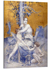 Alubild Allegorie der Zeit - Luc Olivier Merson