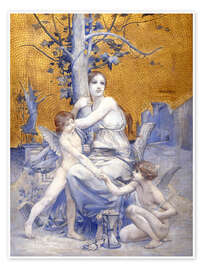 Kunstwerk Allegory of Time - Luc Olivier Merson
