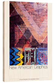 Holzbild New American Graphics - Vintage Advertising Collection