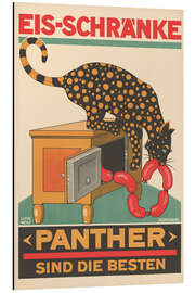Aluminium print Icebox Panther