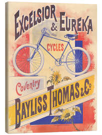 Lienzo Excelsior Eureka Cycles, Bayliss Thomas - Vintage Advertising Collection