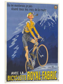 Hartschaumbild Bicyclette Royal-Fabric