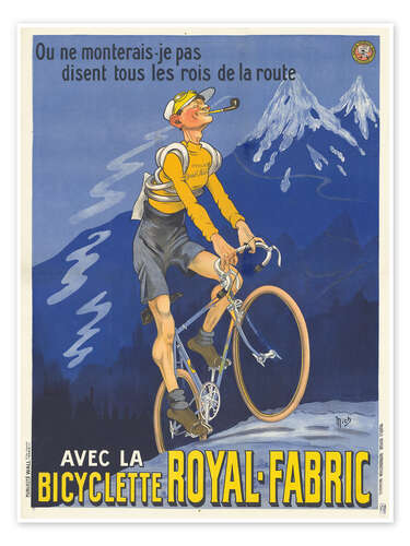 Poster Bicyclette Royal-Fabric