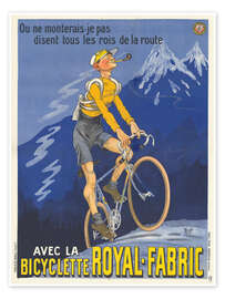 Wall print Bicyclette Royal-Fabric - Vintage Advertising Collection
