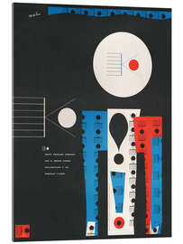 Cuadro de metacrilato Kraft Printing Company - Sam Maitin, 1962 - Vintage Advertising Collection