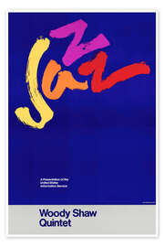 Wall print Jazz - Woody Shaw Quintet - Vintage Advertising Collection