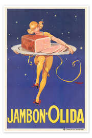 Wall print Jambon Olinda - Francisque Poulbot - Vintage Advertising Collection