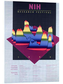 Obraz na szkle akrylowym NIH Festival 1994 - Vintage Advertising Collection