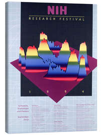 Quadro em tela NIH Festival 1994 - Vintage Advertising Collection