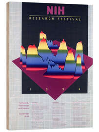 Holzbild NIH Festival 1994 - Vintage Advertising Collection
