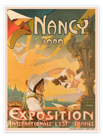 Tableau Nancy Exposition Internationale 1909 - Vintage Advertising Collection