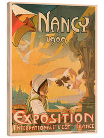 Holzbild Nancy Exposition Internationale 1909 - Vintage Advertising Collection