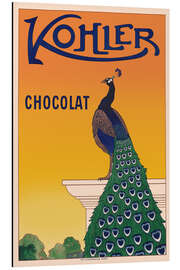 Tableau en aluminium Kohler Chocolat - Vintage Advertising Collection