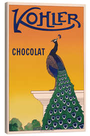 Canvas print Kohler Chocolat - Vintage Advertising Collection