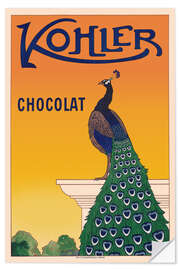Sticker mural Kohler Chocolat - Vintage Advertising Collection
