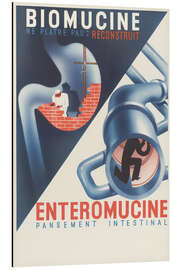 Aluminium print Biomucine, Enteromucine - Vintage Advertising Collection