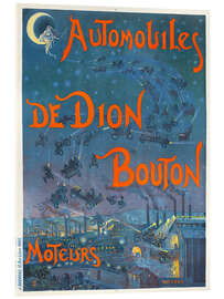 Akrylbillede Automobiles de Dion Bouton Moteurs - Vintage Advertising Collection