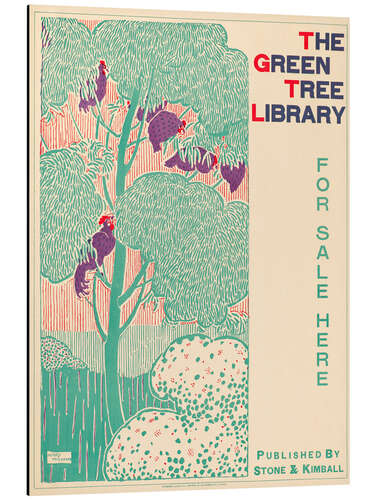 Aluminium print The Green Tree Library - Henry McCarter