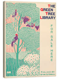 Canvas print The Green Tree Library - Henry McCarter - Vintage Advertising Collection