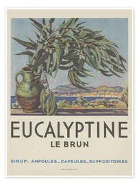 Wall print Eucalyptine Le Brun - Vintage Advertising Collection