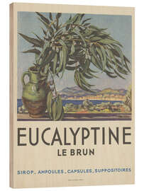 Holzbild Eucalyptine Le Brun - Vintage Advertising Collection