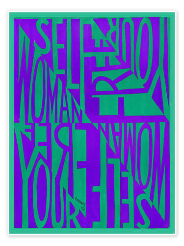 Poster Woman Free Yourself