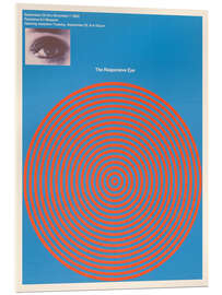 Tableau en verre acrylique The Responsive Eye - Patrick Blackwell, 1965 - Vintage Advertising Collection