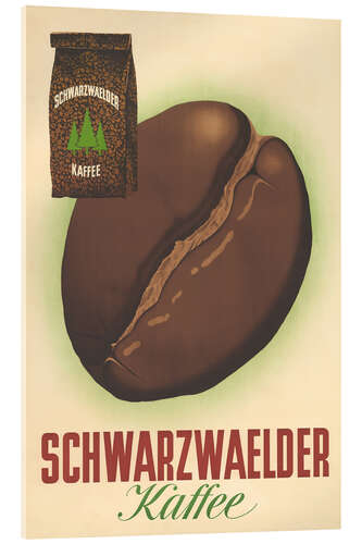 Acrylglas print Schwarzwälder Kaffee