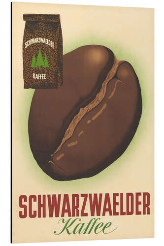 Aluminium print Schwarzwälder Kaffee