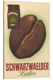 Aluminium print Schwarzwälder Kaffee - Vintage Advertising Collection