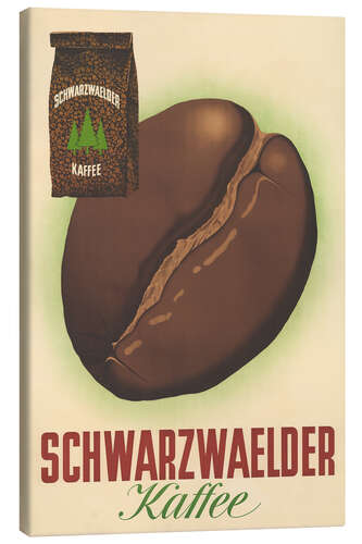Stampa su tela Schwarzwälder Kaffee