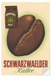 Wall sticker Schwarzwälder Kaffee - Vintage Advertising Collection