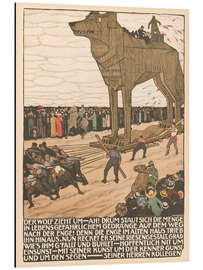 Aluminium print The Wolf Moves - Burkhard Mangold, 1911