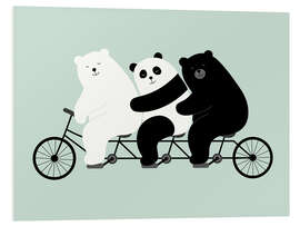 Hartschaumbild Family Time - Andy Westface