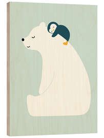 Wood print Always Stay With Me - Andy Westface
