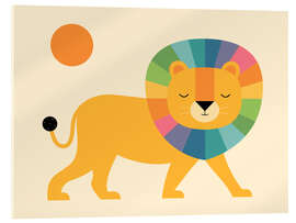 Acrylglas print Lion Shine - Andy Westface