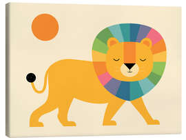 Canvas print Lion Shine - Andy Westface