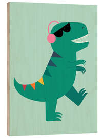 Wood print Wild Child - Andy Westface