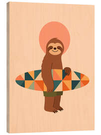 Wood print Endless Summer - Andy Westface
