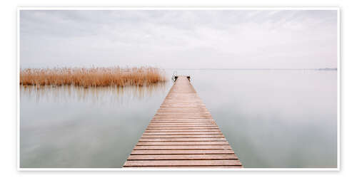 Poster Quiet morning at Lake Garda, Italy