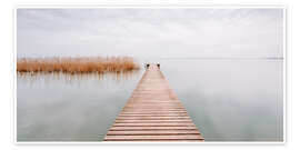 Kunstwerk Quiet morning at Lake Garda, Italy - Philipp Dase