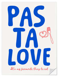 Wandsticker Pastalove