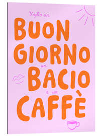Gallery Print Buongiorno, un bacio e un caffè